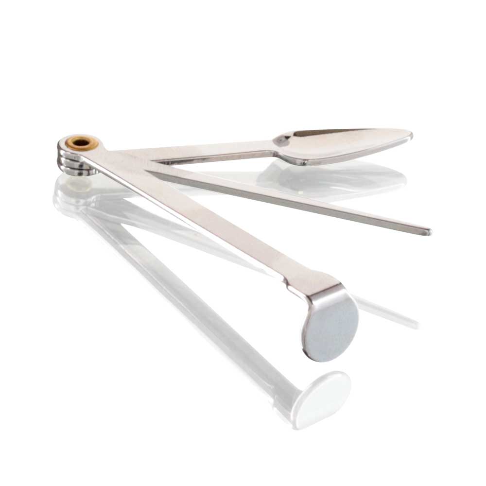 3-Piece Stainless Steel Bong Cleaning Tool Kit flat