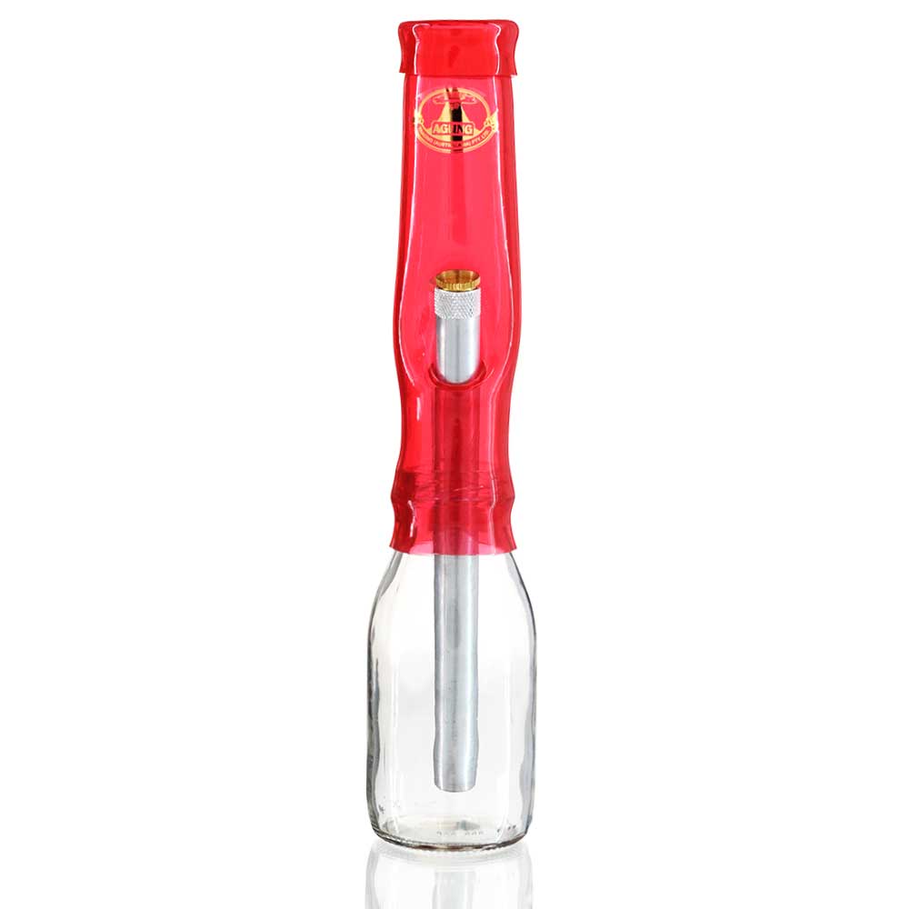 Agung - 32cm Springy Bong - red front