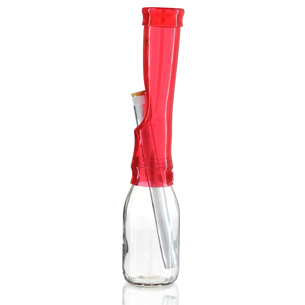 Agung - 32cm Springy Bong - red side
