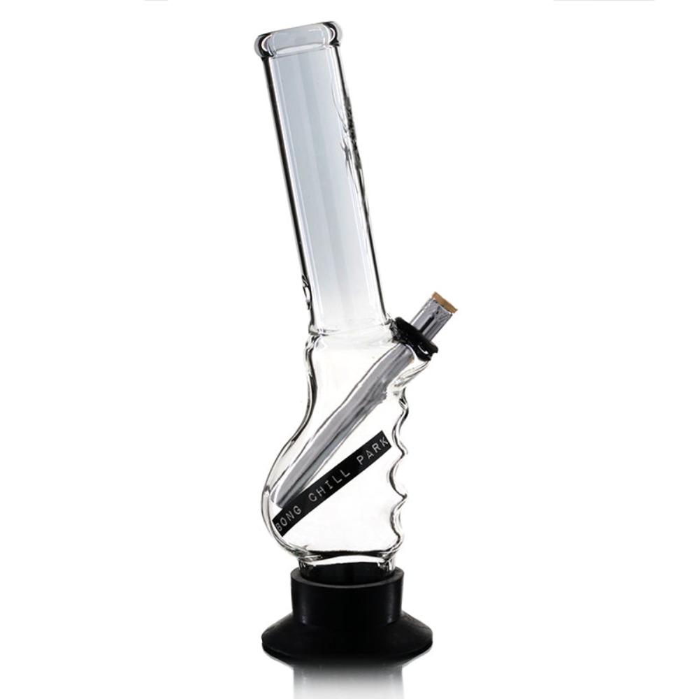 Large Gripper 33cm Glass Bong - Bong Chill Park Chrome Centipede right side