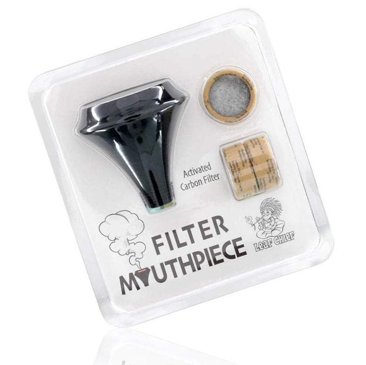 Silicone Mouth piece and filter kit - Black Packaging