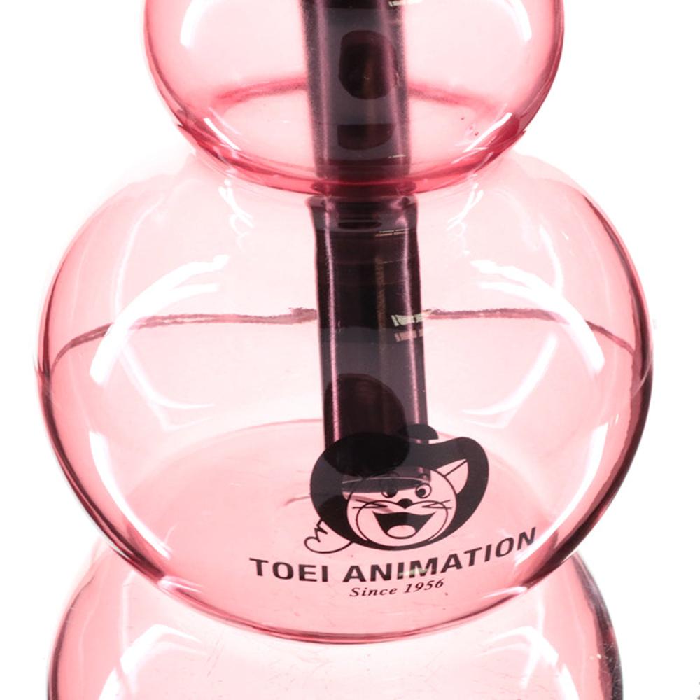 Double Bubble 26cm Glass Bong - Pink Fade Buu base logo