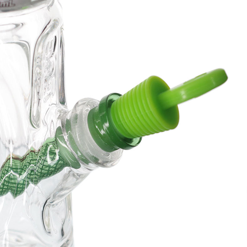 Glass Bong Cleaning Plugs 3 pack - Green close up