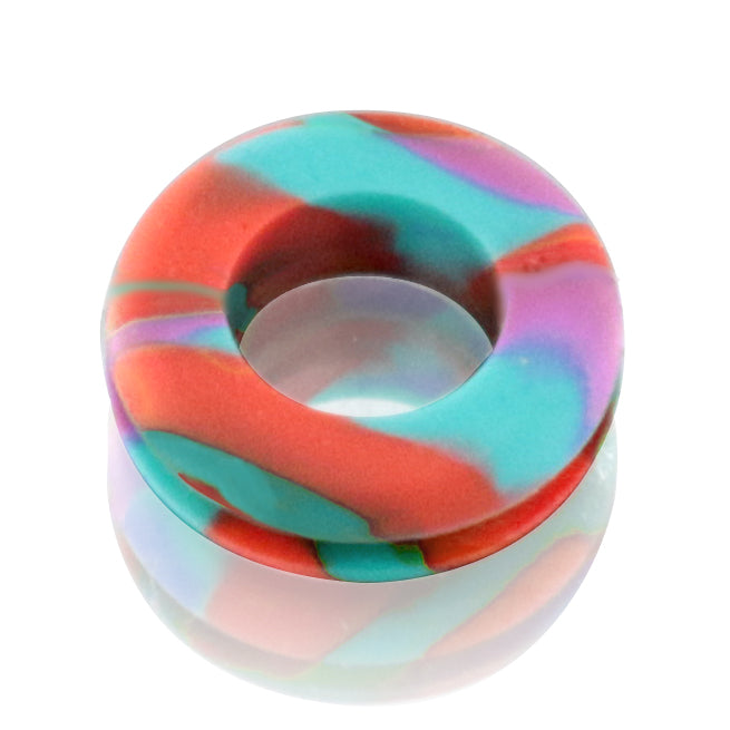 Glass Bong Rubber Grommet - Candy Swirl