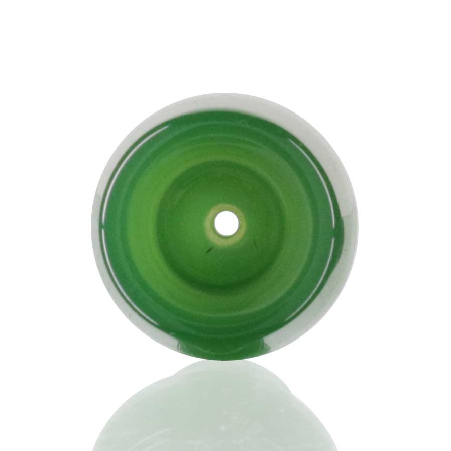 Lucky Goat - Glass Cone Piece (Bowl) 14mm Male - Green Slim top