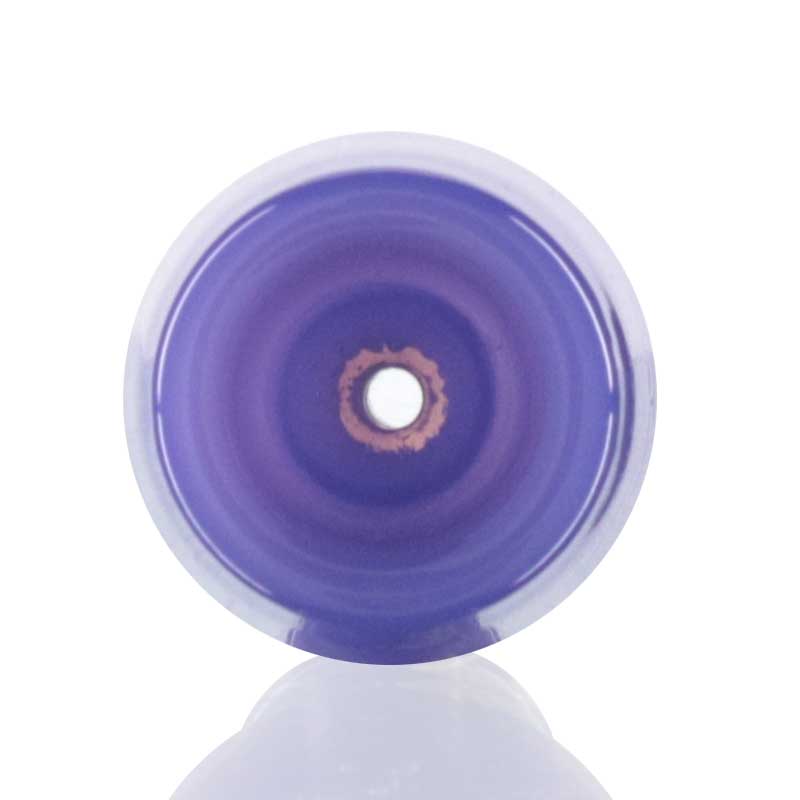 Lucky Goat - Glass Cone Piece (Bowl) 14mm Male - Purple Slim top