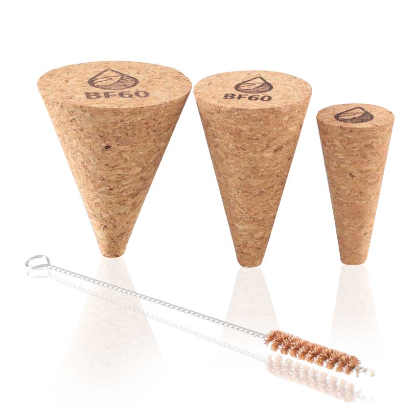 I Fresh - Coconut Husk Cleaning Brush with corks 