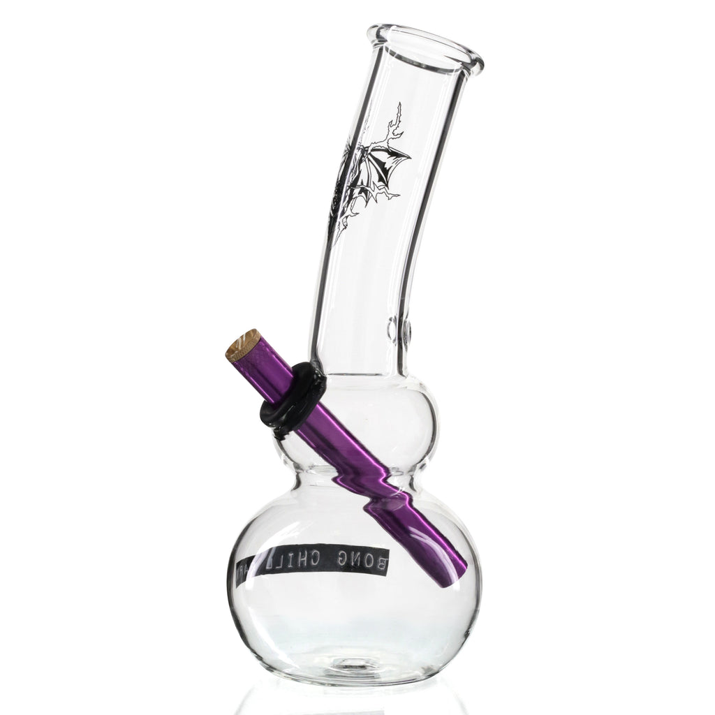 Double Bubble 26cm Glass Bong - Bong Chill Park Bat left