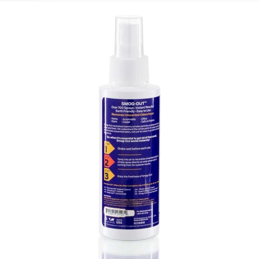 Formula 420 - Smog-Out Odour Neutraliser spray 118ml Travel Size back