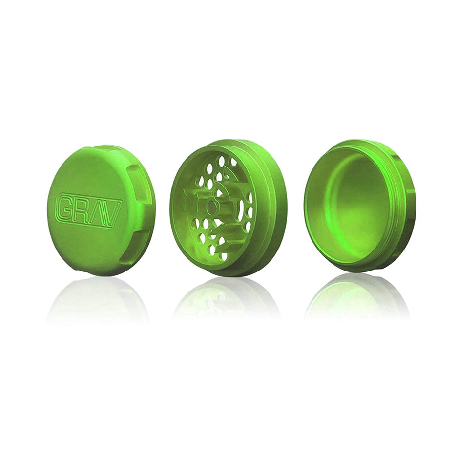 GRAV 3-Piece Metal Grinder - Green