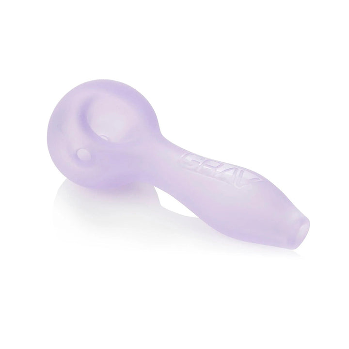 GRAV Sandblasted Glass Spoon - Purple