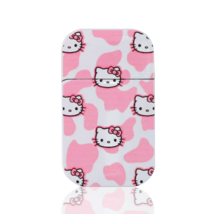 Hello Kitty - Jet Lighter - White with Pink Pattern