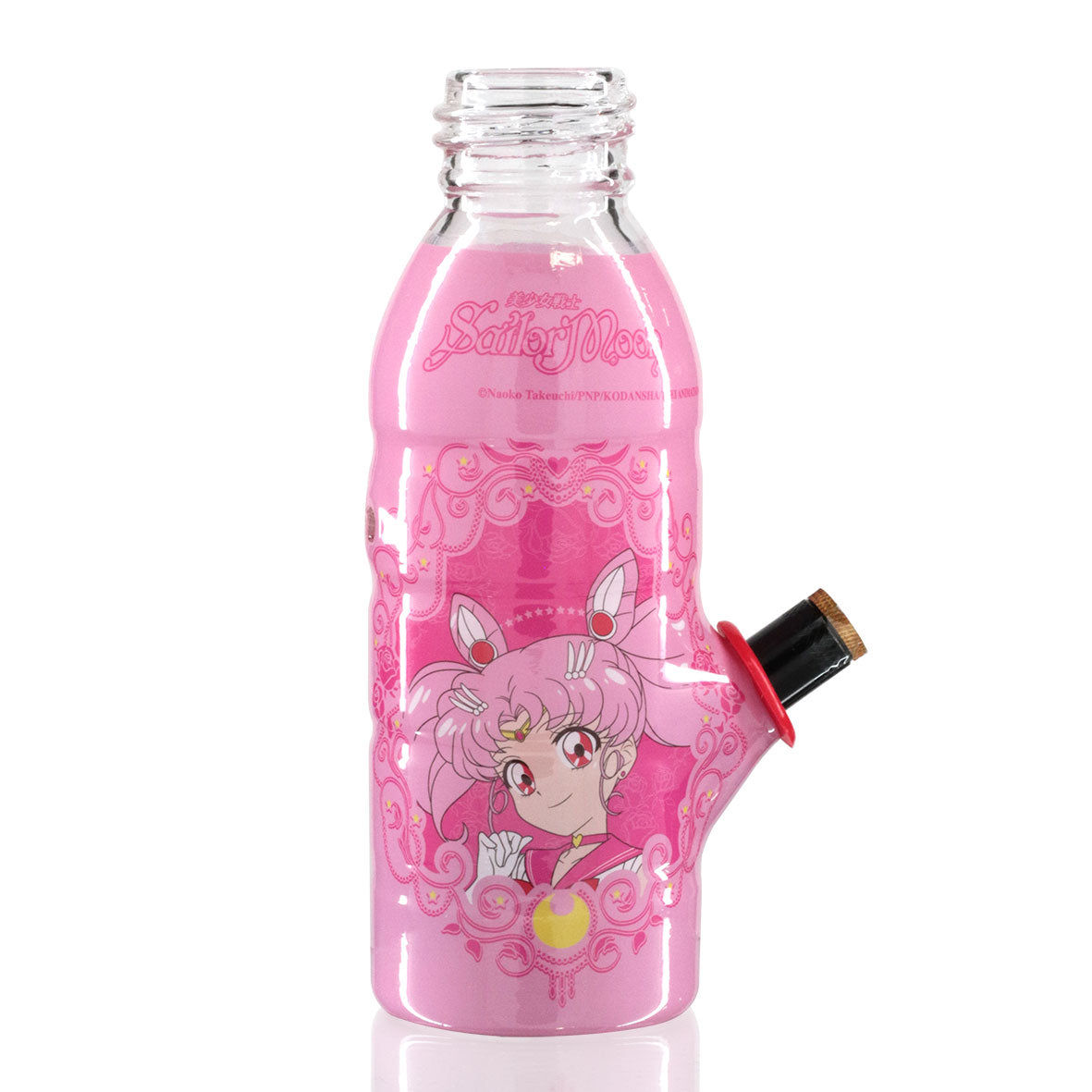 Mini Bottle Glass Bong - Light Pink Sailor Moon | Bong Warehouse