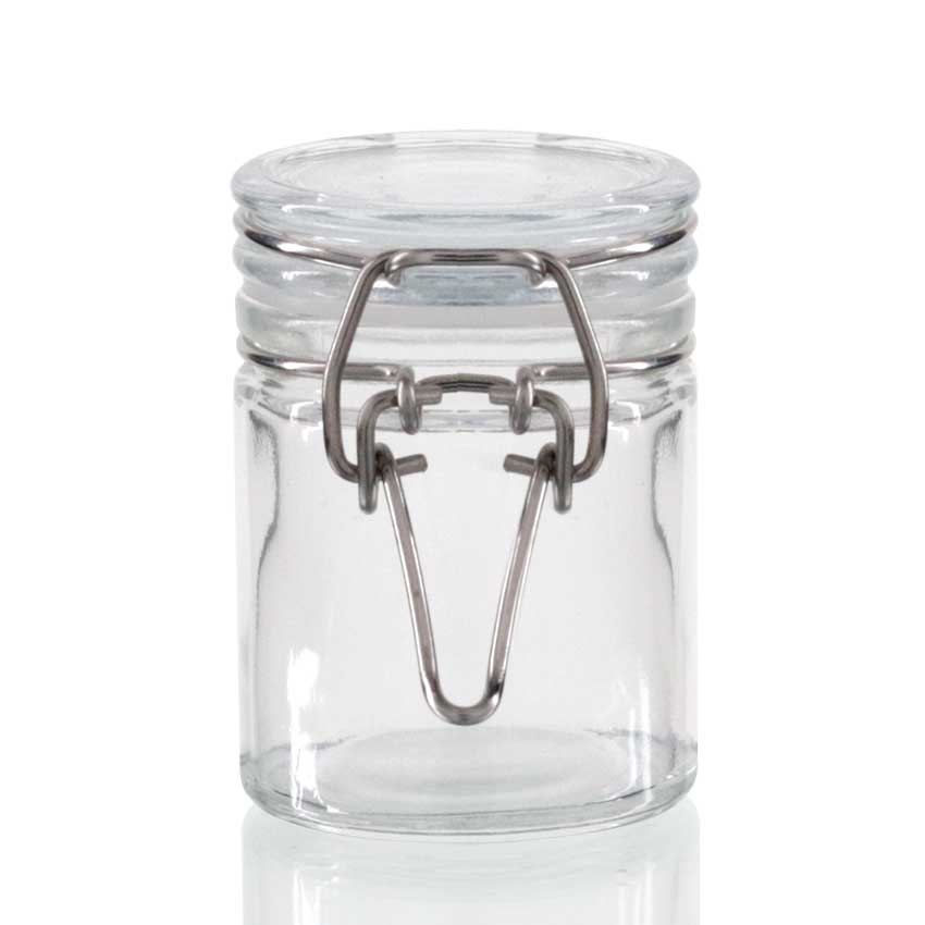 Bong Warehouse - Mini Clear Weed Stash Jar back