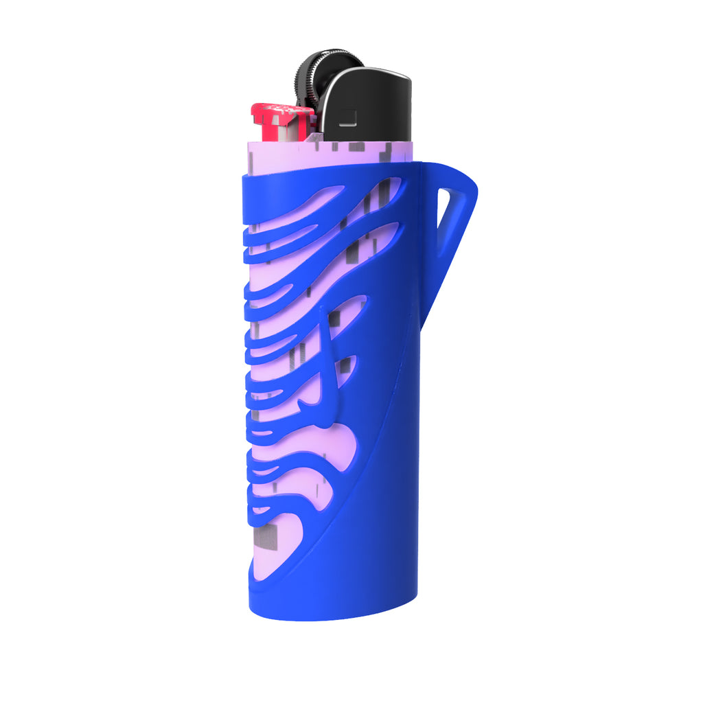 TN Silicon BIC Lighter Case - Blue