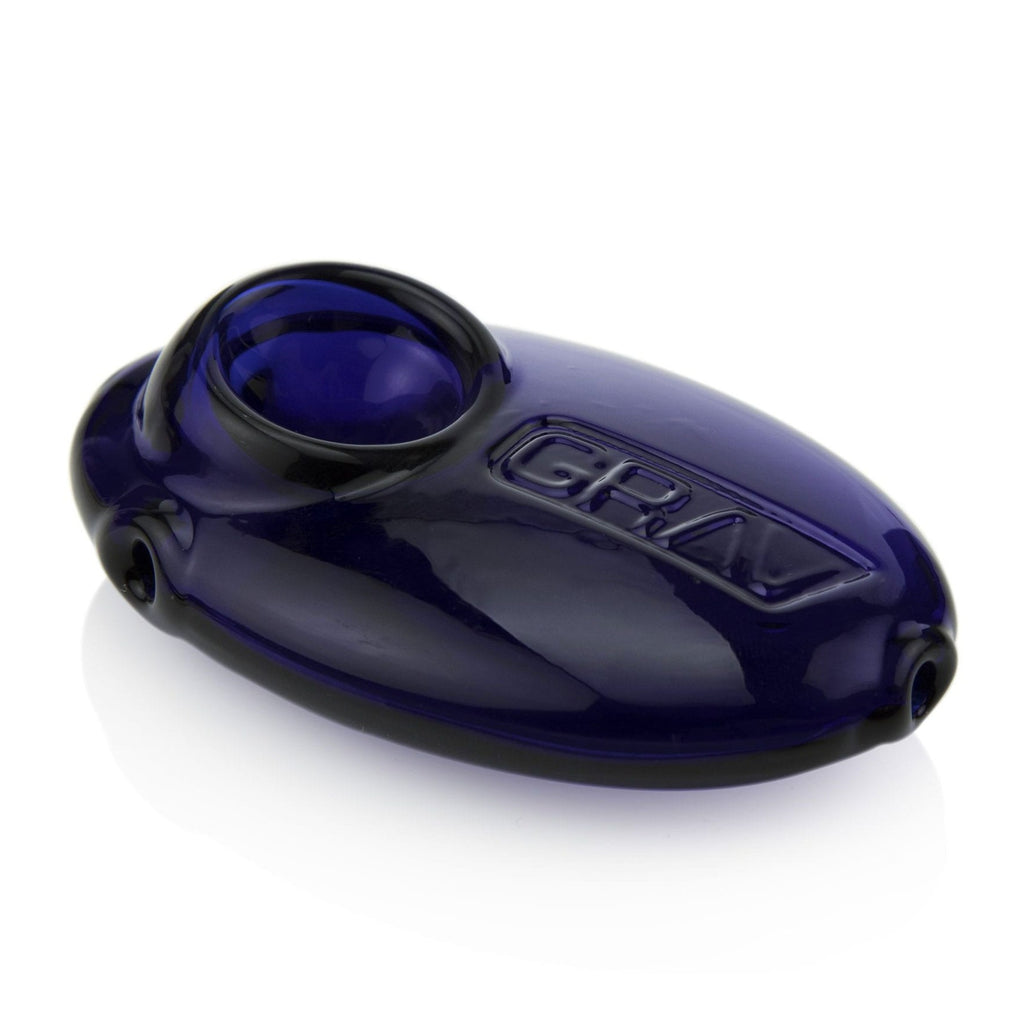 GRAV Pebble Glass Pipe - Blue