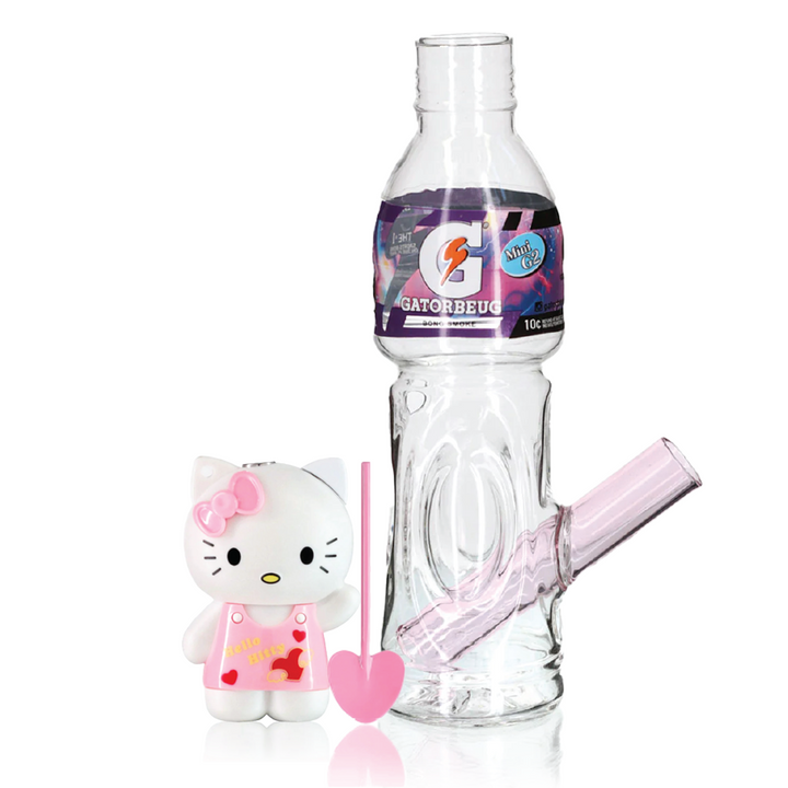 Bong Warehouse - 3 Piece Smoking Bundle 3 - Pink