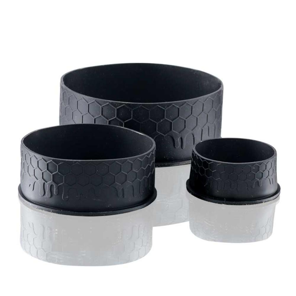 Hookah Protective Silicone Sleeve Kits - Black all sizes