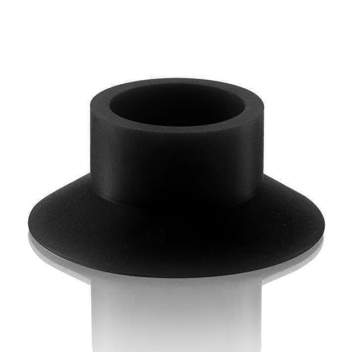 Glass Bong Rubber Stopper Medium Base - Black