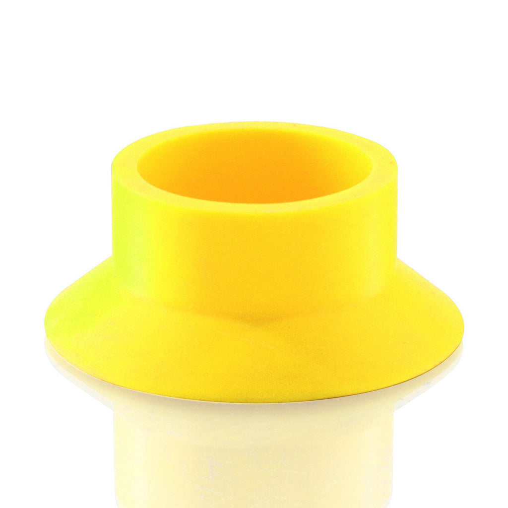 Glass Bong Rubber Stopper Large Base - Yellow