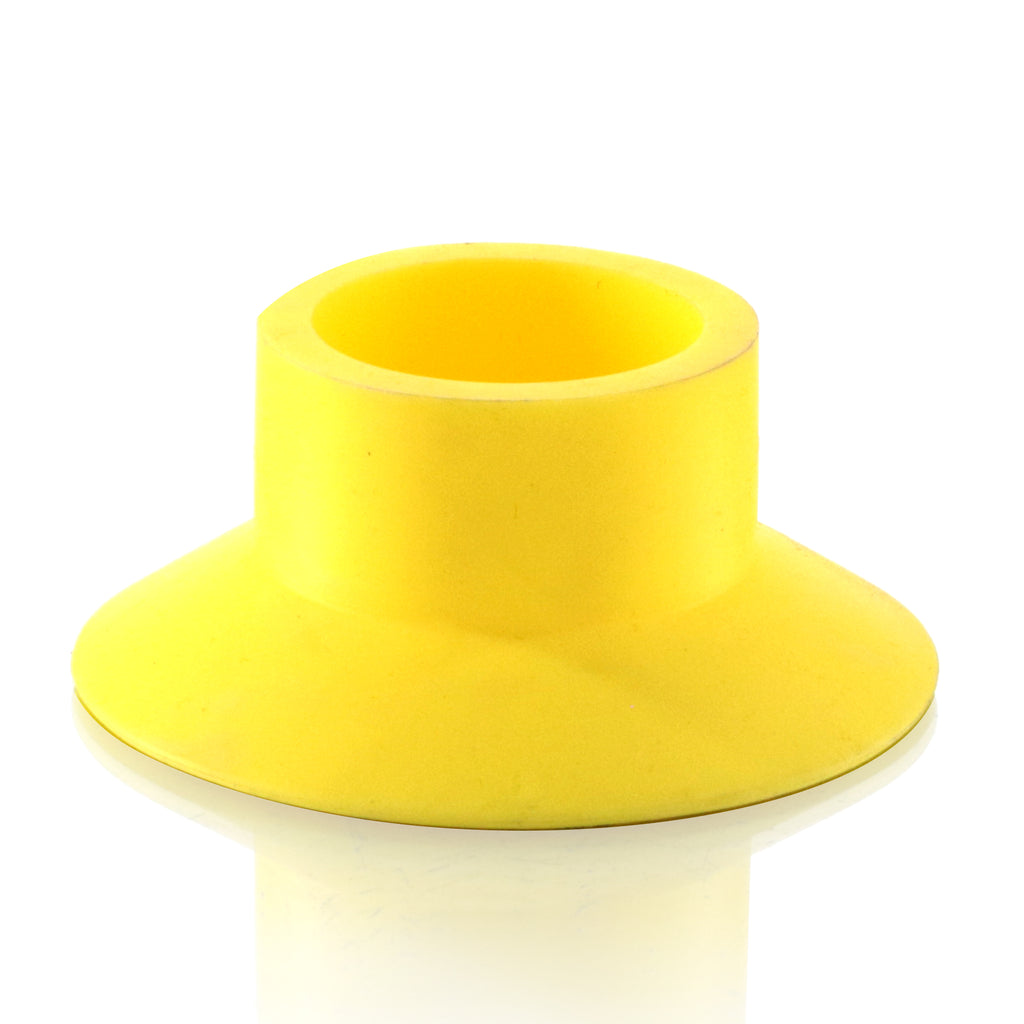 Glass Bong Rubber Stopper Medium Base - Yellow