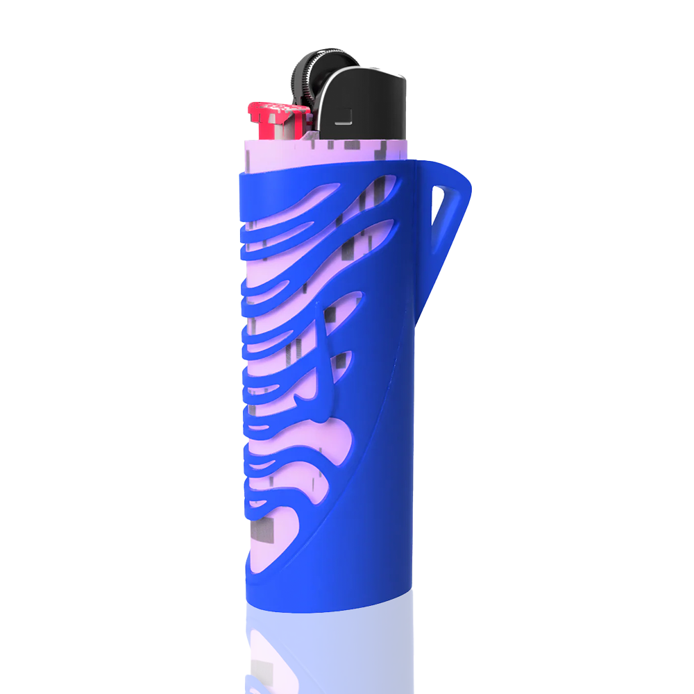 TN Silicon BIC Lighter Case - Blue