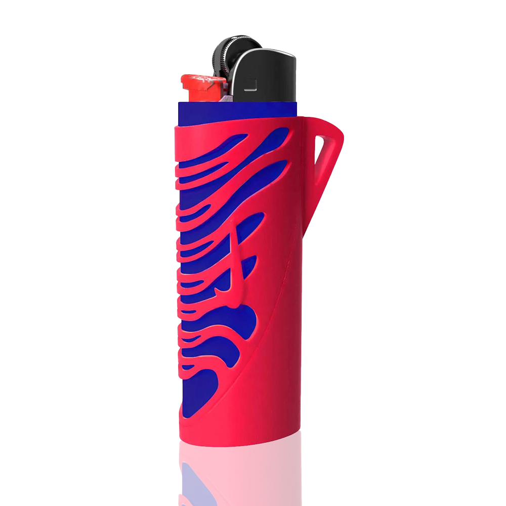 TN Silicon BIC Lighter Case - Red