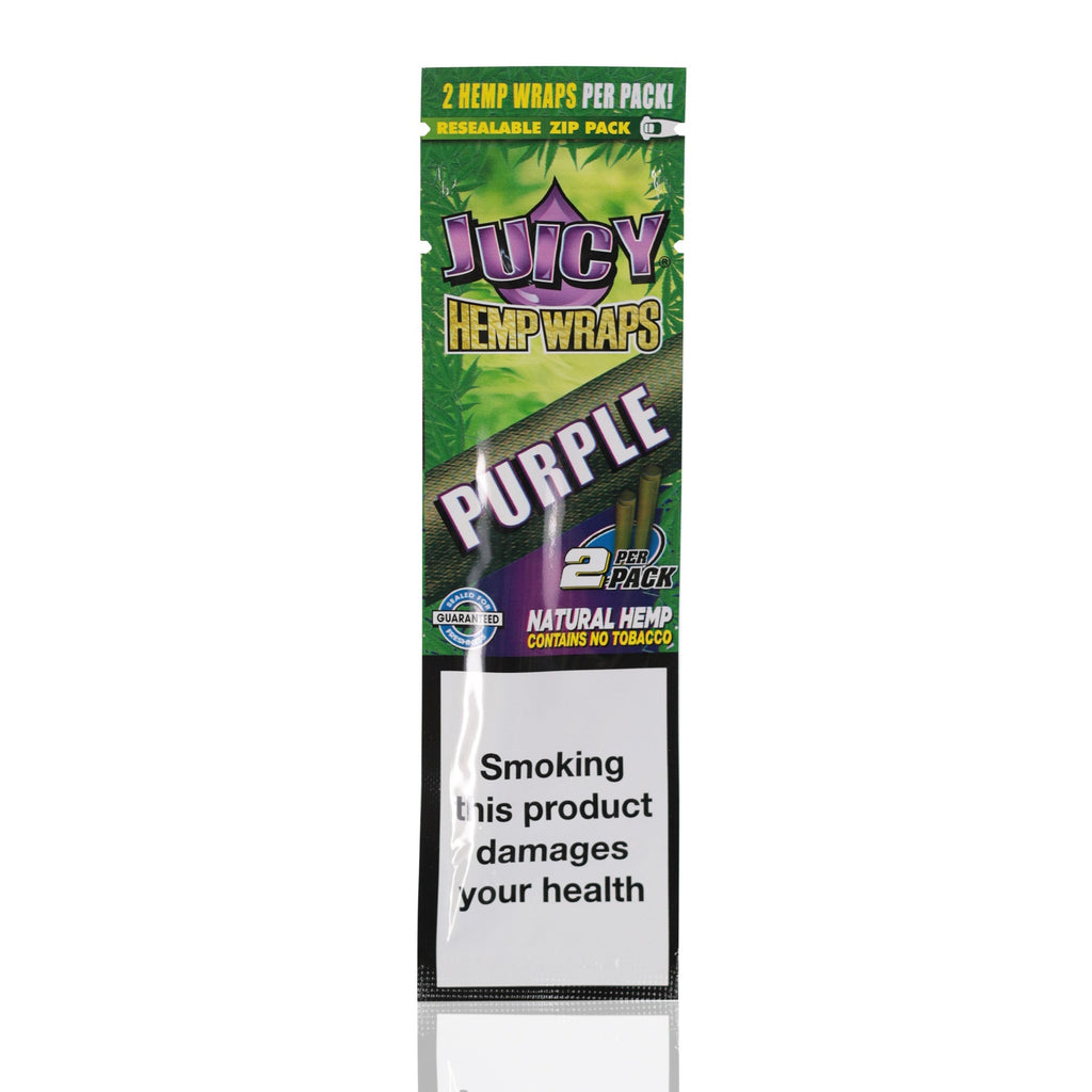 Juicy Jay's - Hemp Blunt Wraps - Purple (2 Pack)