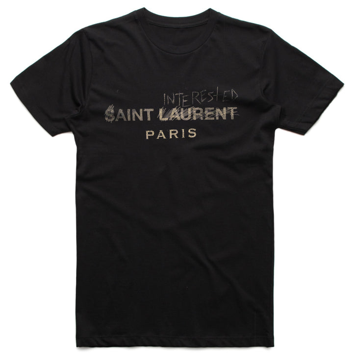 Amiete Ain't Interested - Black T-shirt